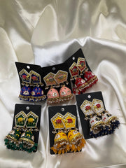 Meenakari Jumka Earrings