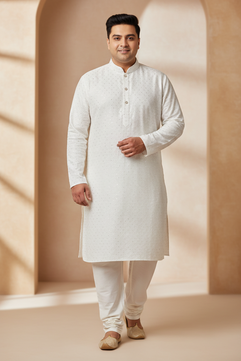Men’s Plus Size Kurta Set