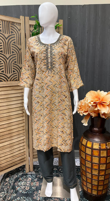Daily Wear Rayon Kurti Set - Comfortable Casual Wear