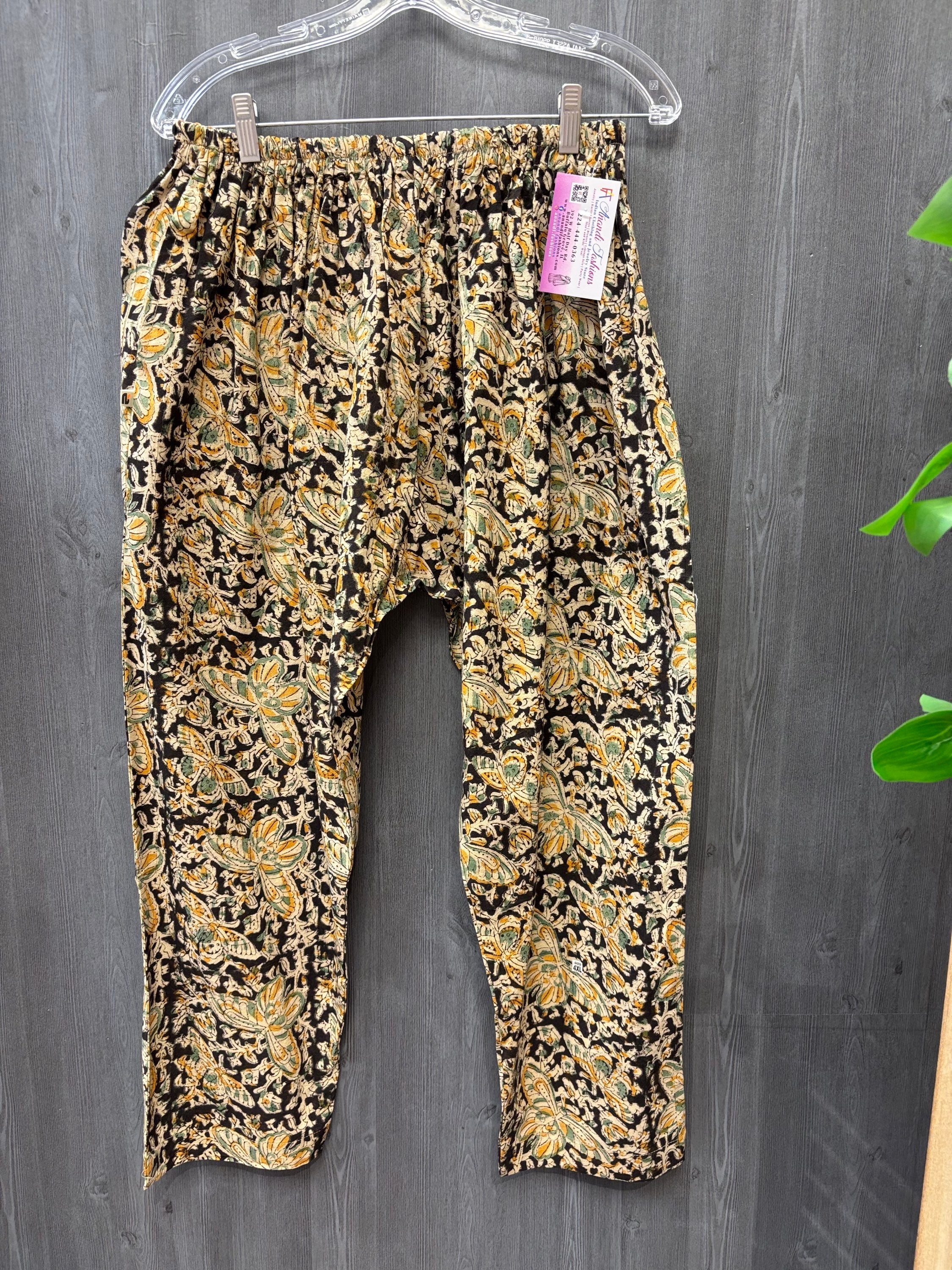 Pure Cotton Kalamkari Pants(fits upto 44size) image 3
