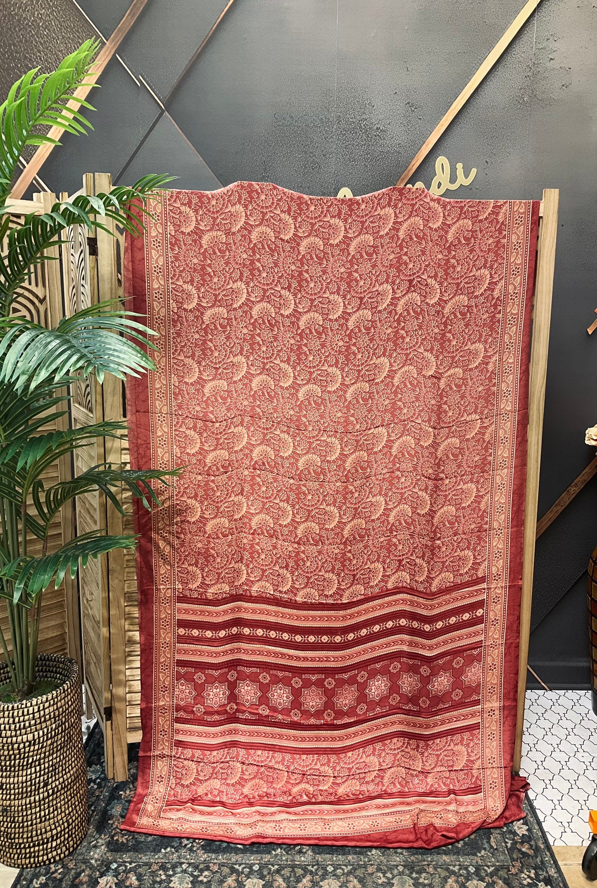 Onion Pink - Soft Crape Silk Saree