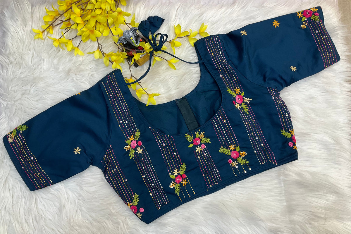 Embroidery Work Blouses- Size 40
