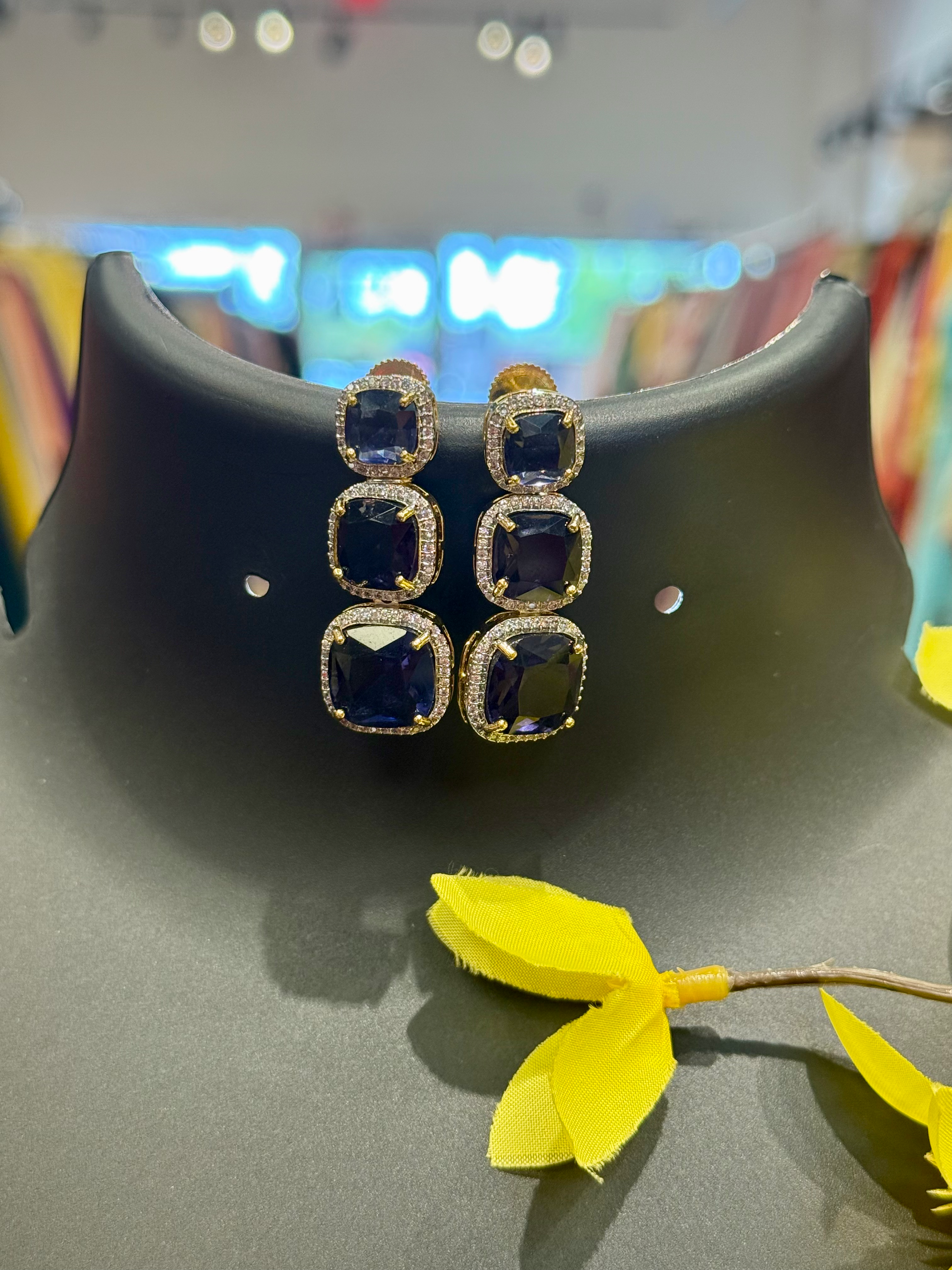 CZ party Wear Earrings  image 4