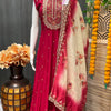 Plus Size Anarkali Party Wear Dress - Elegant Ethnic Gown