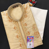 Mens kurta - Yellow Kurta with Beautiful Embroidery