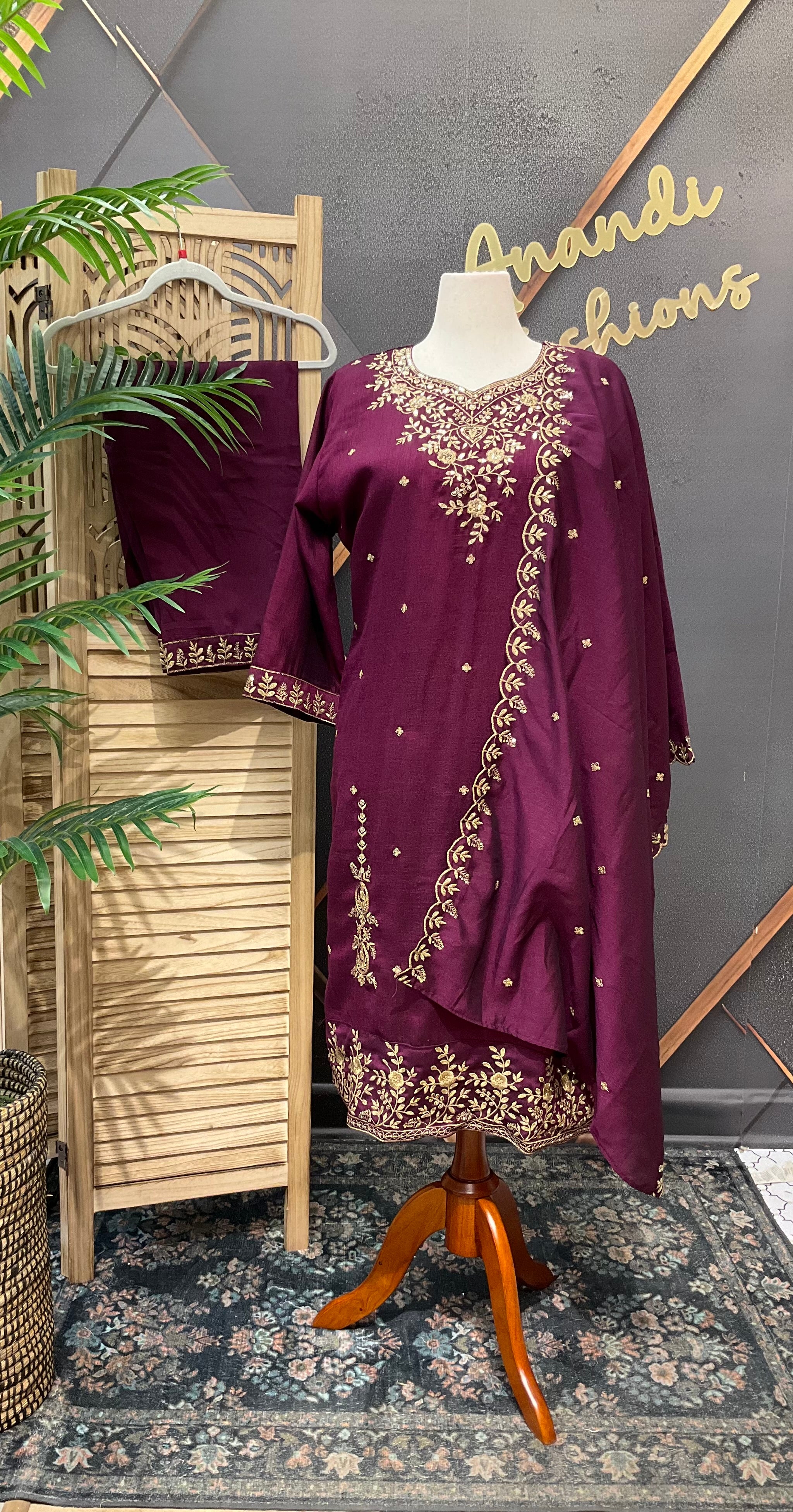 Plus size Party Wear Kurti sets