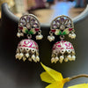 Meenakari Painting Hand Painting Jhumkas /Earrings