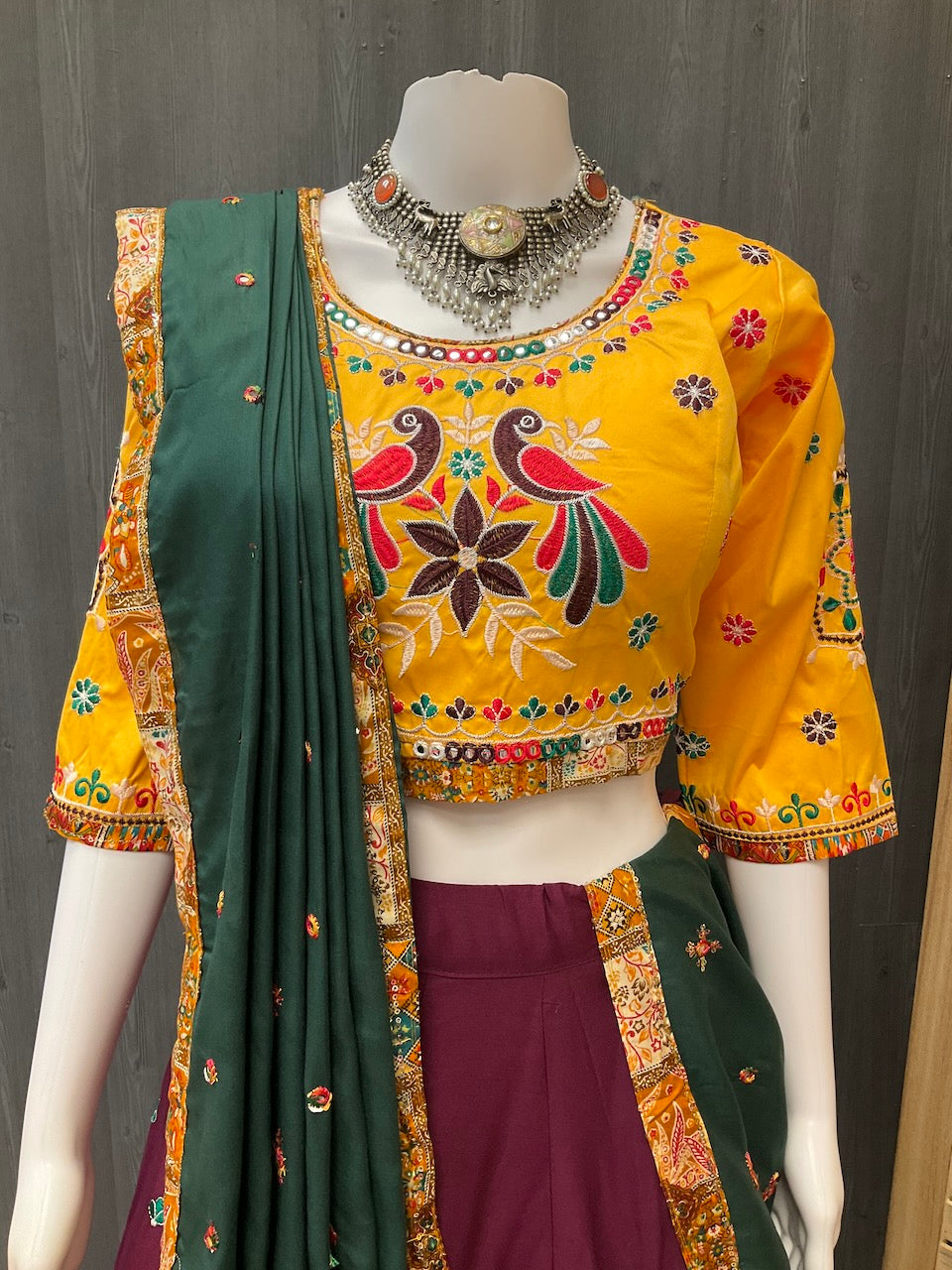 Dhandiya Chaniya Choli/lehenga collection for Garba image 13