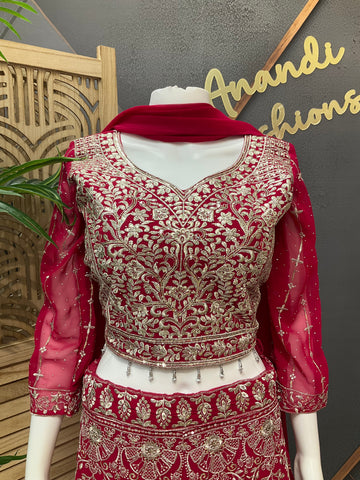 Party Wear Georgette Lehenga sets- Size 36/38