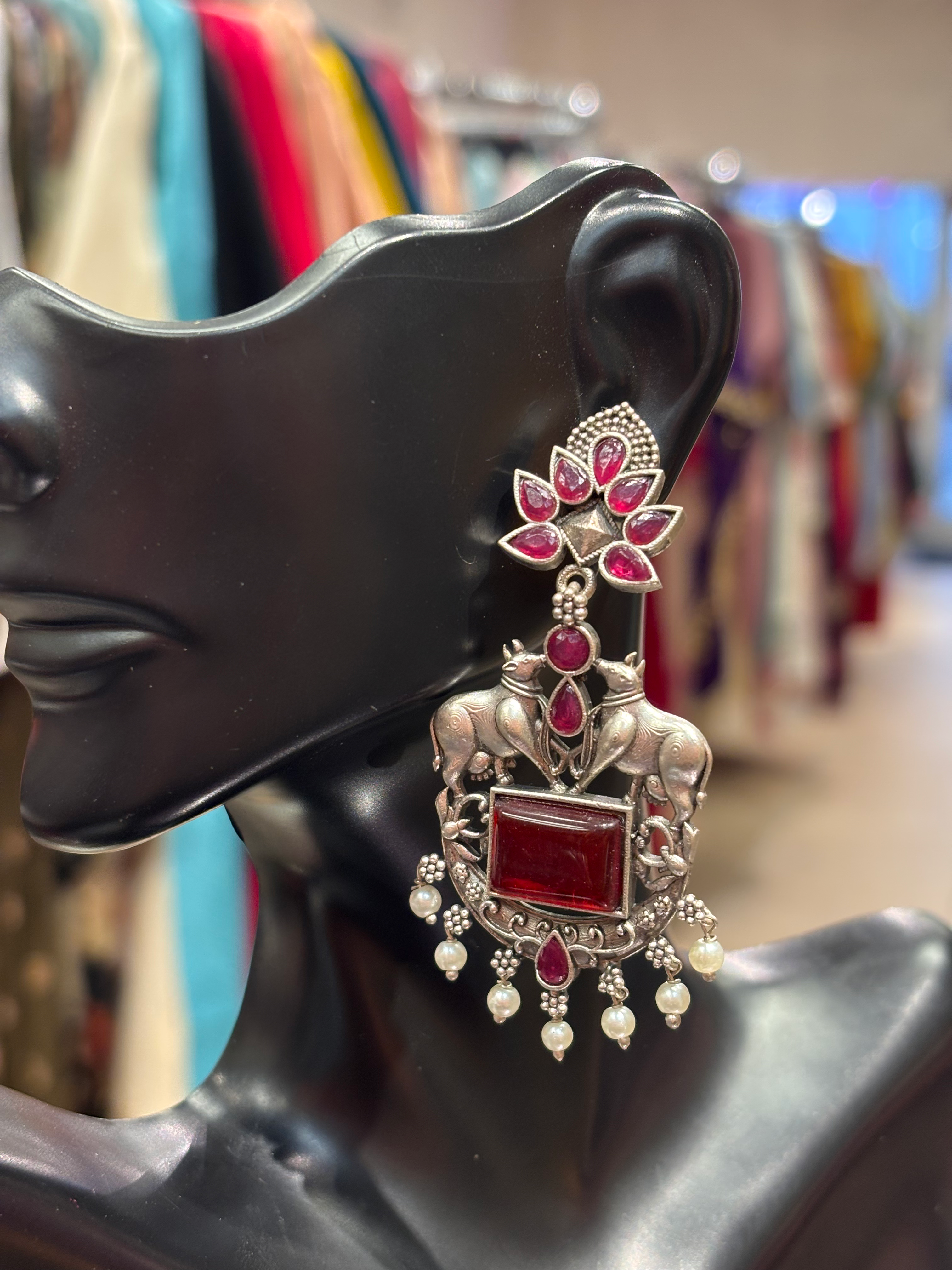 Premium Quality Oxidized Earrings  image 5