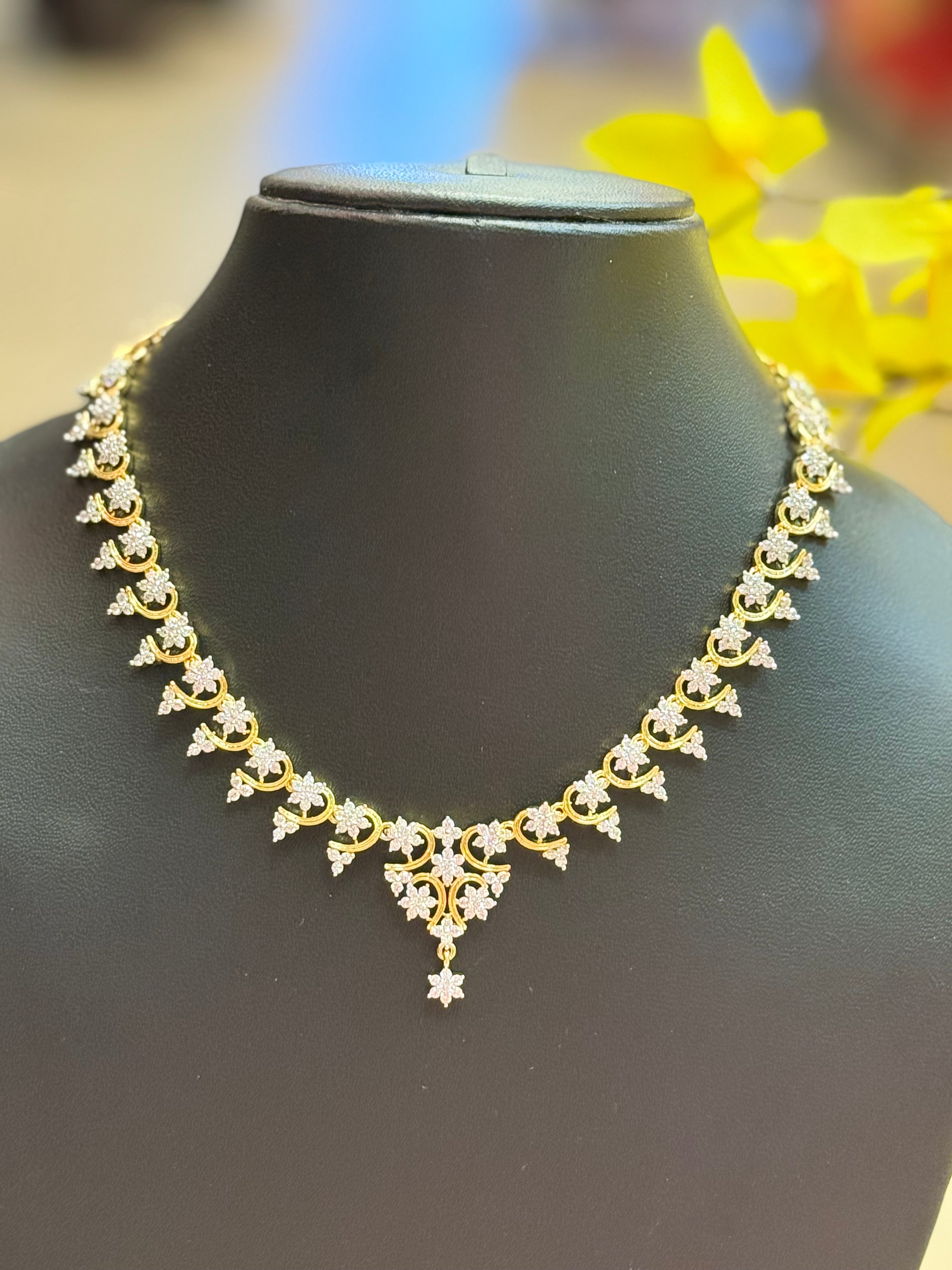 Pretty CZ Necklace set