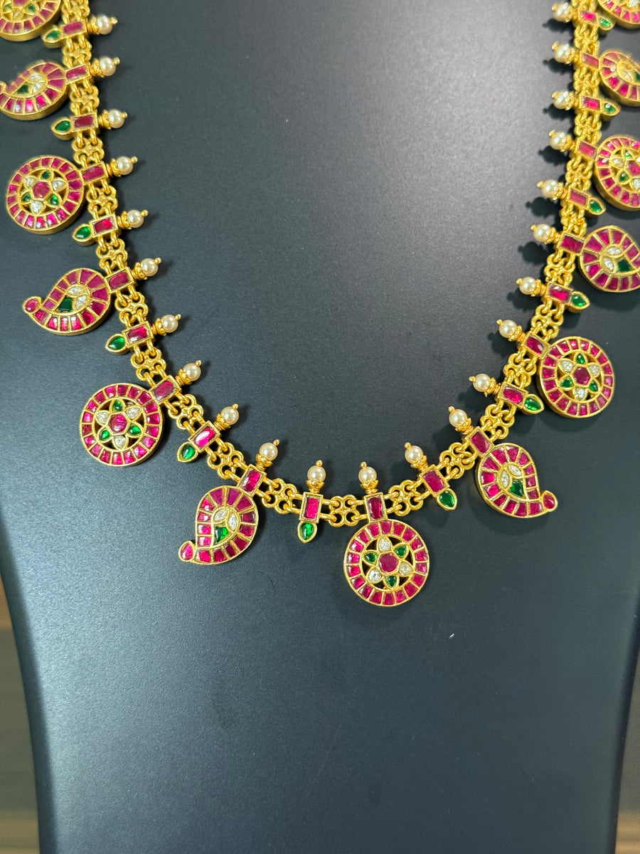 Jadau Kundan Long Necklace set