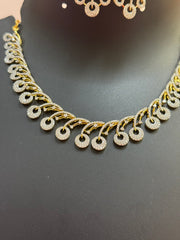 Unique Design CZ Necklace set