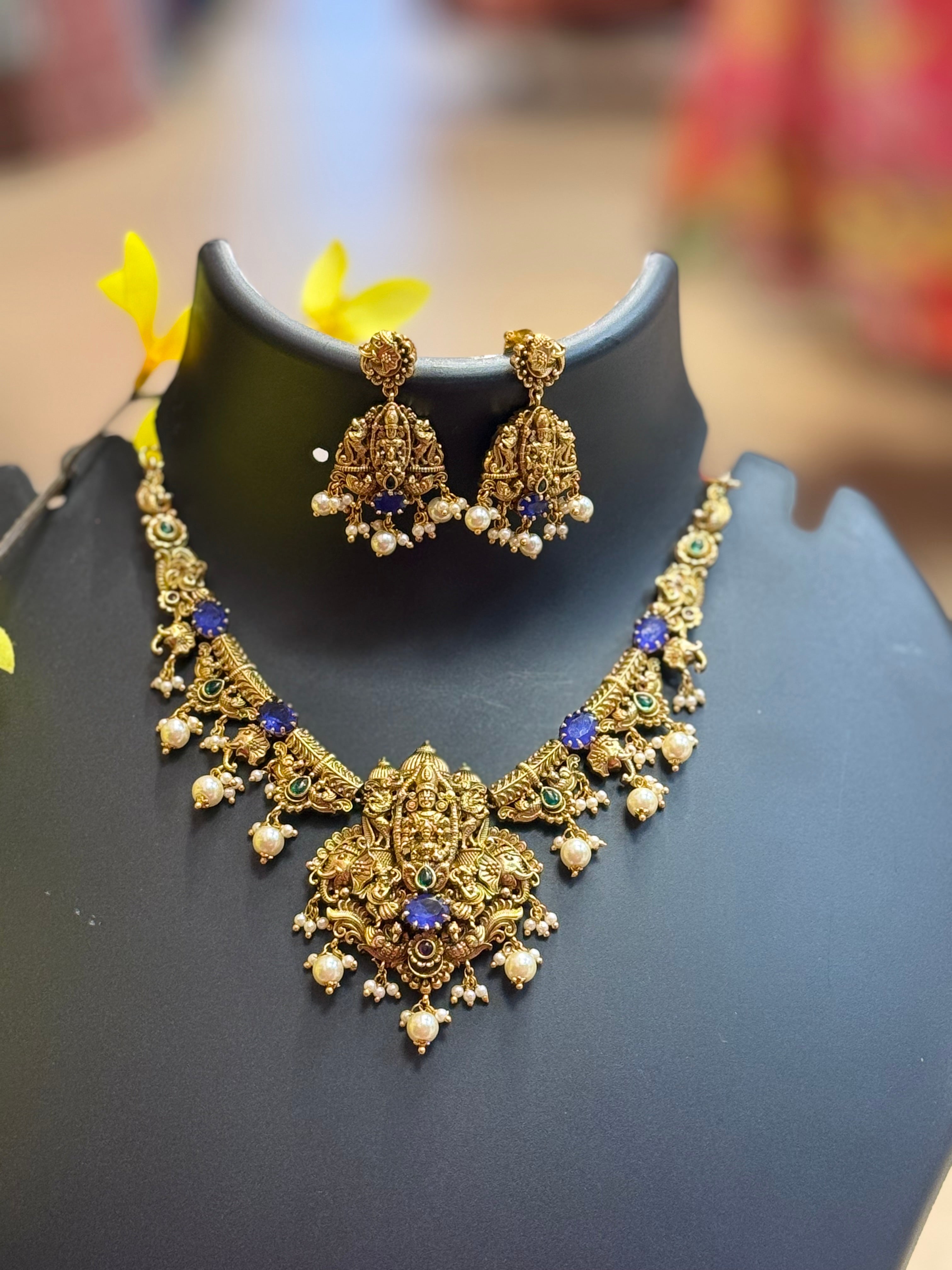 Temple Jewelry- Lord Balaji/Venkateswara Swamy Necklace set