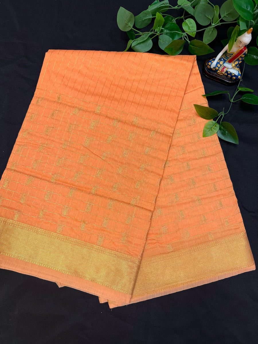 Pastel Colors-Cotton Silk Light Weight Sarees