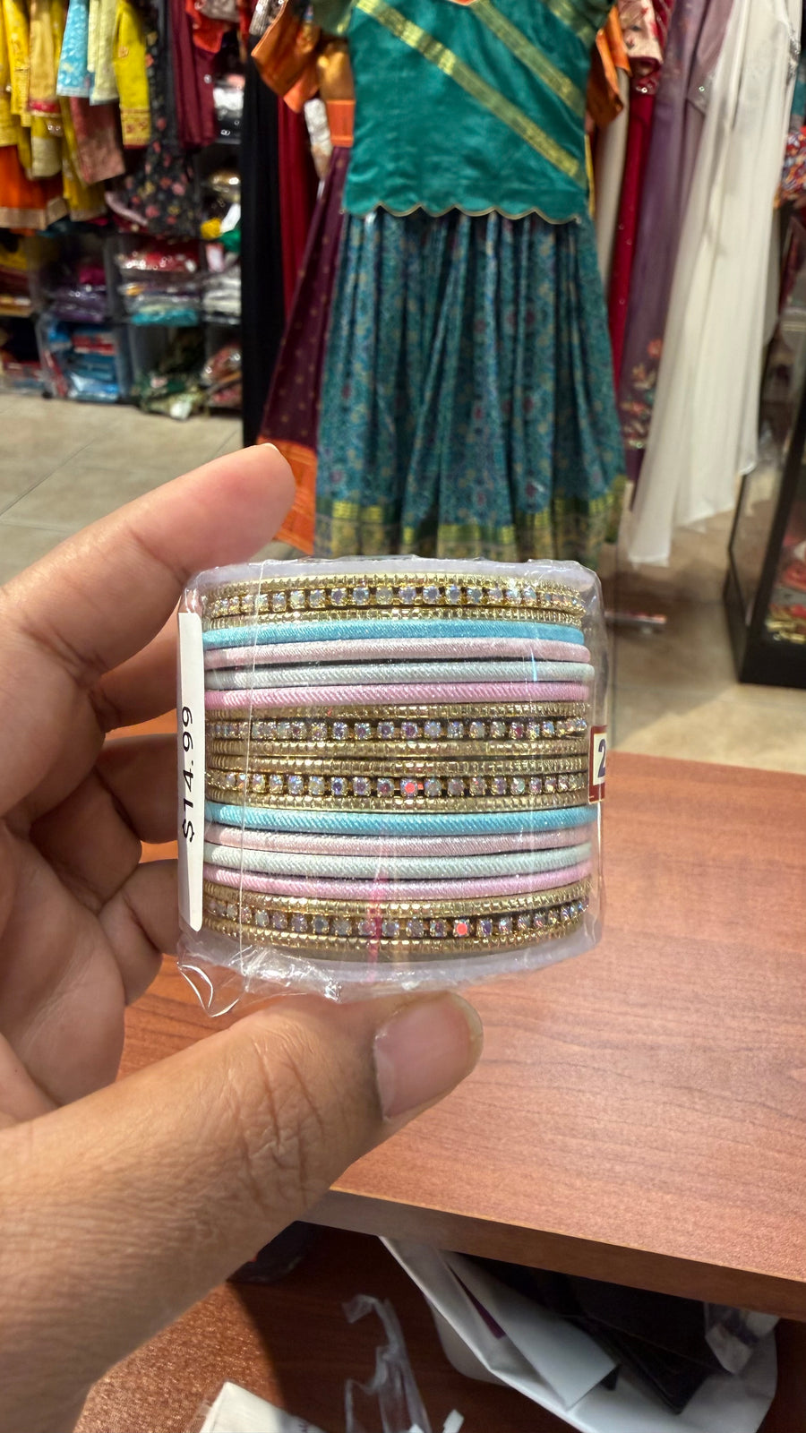 Pastel Shades -Kids Bangles set- Size 1.12(fits 2 yr old)