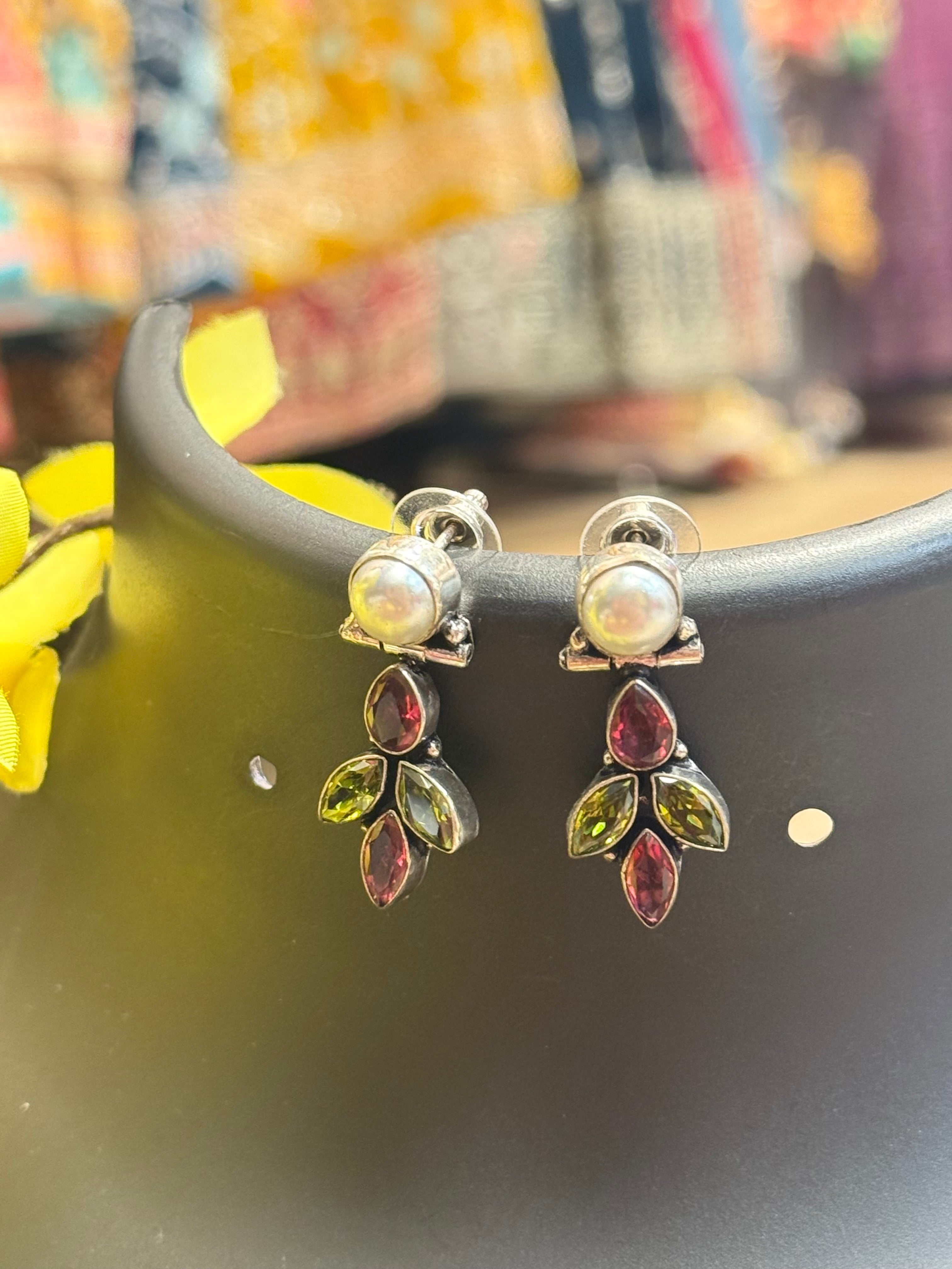 German Silver Earrings