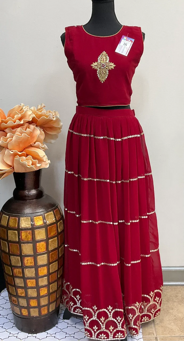 Teenage Girls - Lehenga set with Stylish Vest