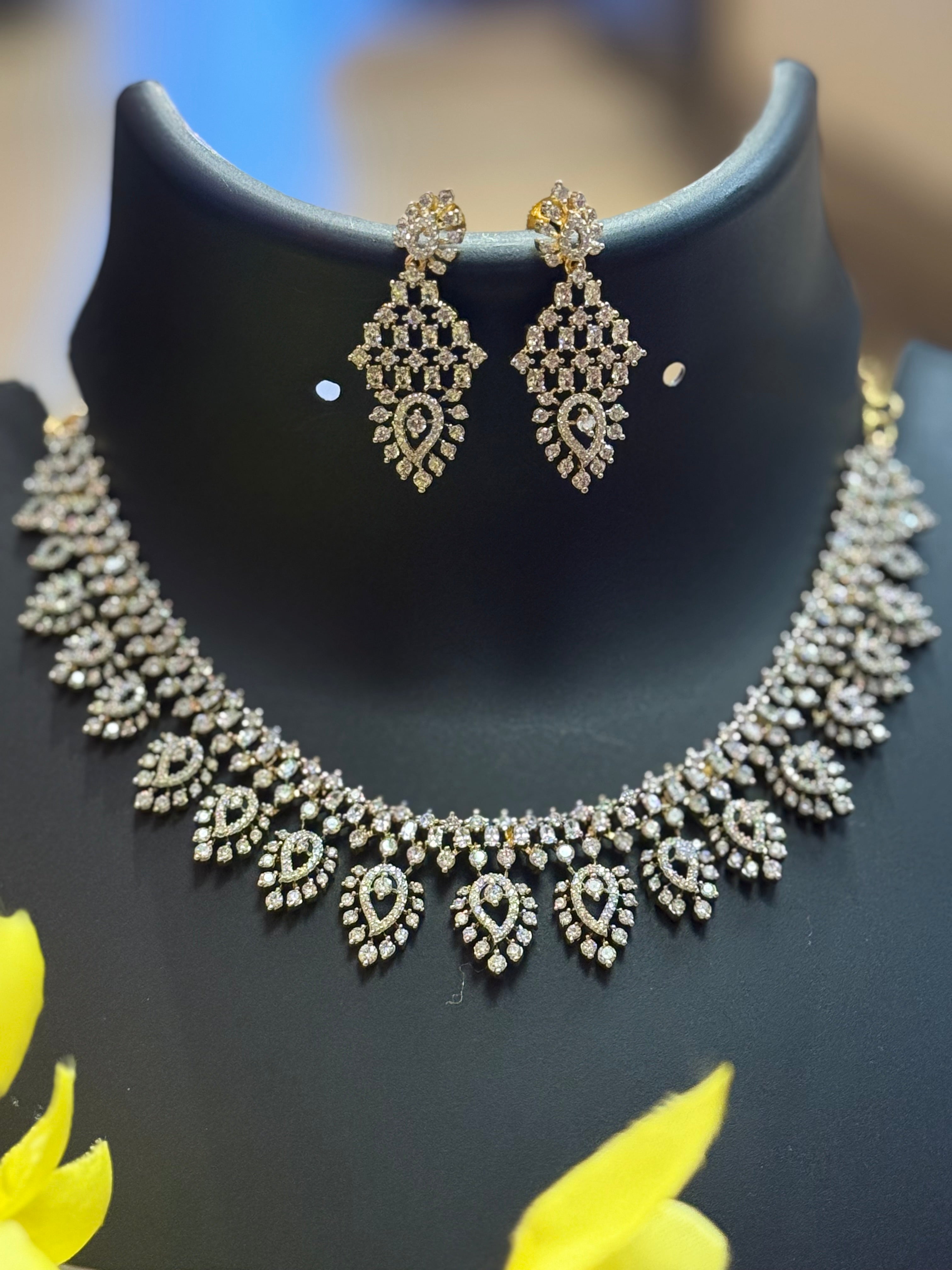 CZ Party Wear Necklace sets