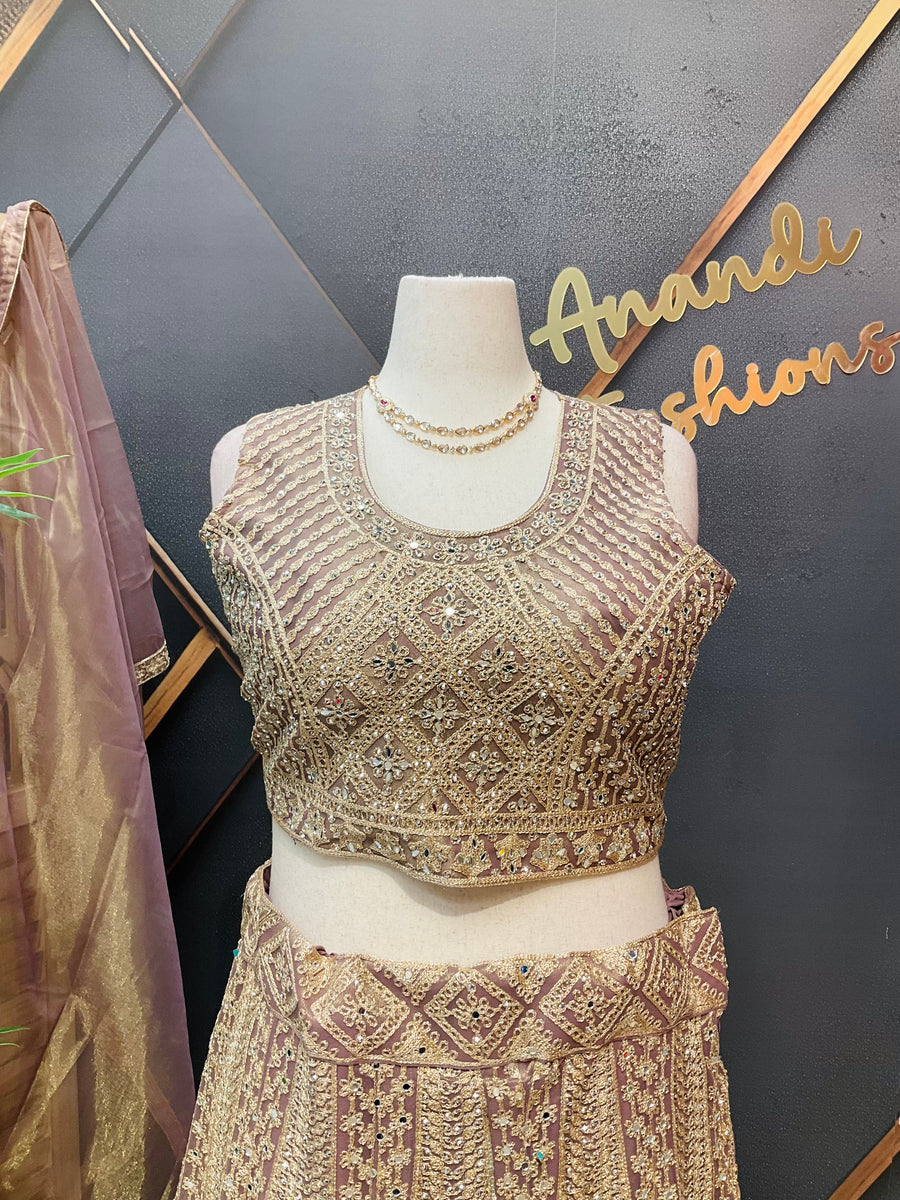 Plus size Heavy Work lehanga set