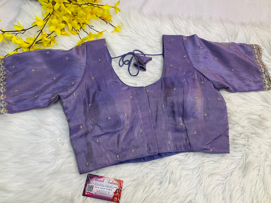 Light purple Tissue blouse - Women - Blouse - Anandi Fashions