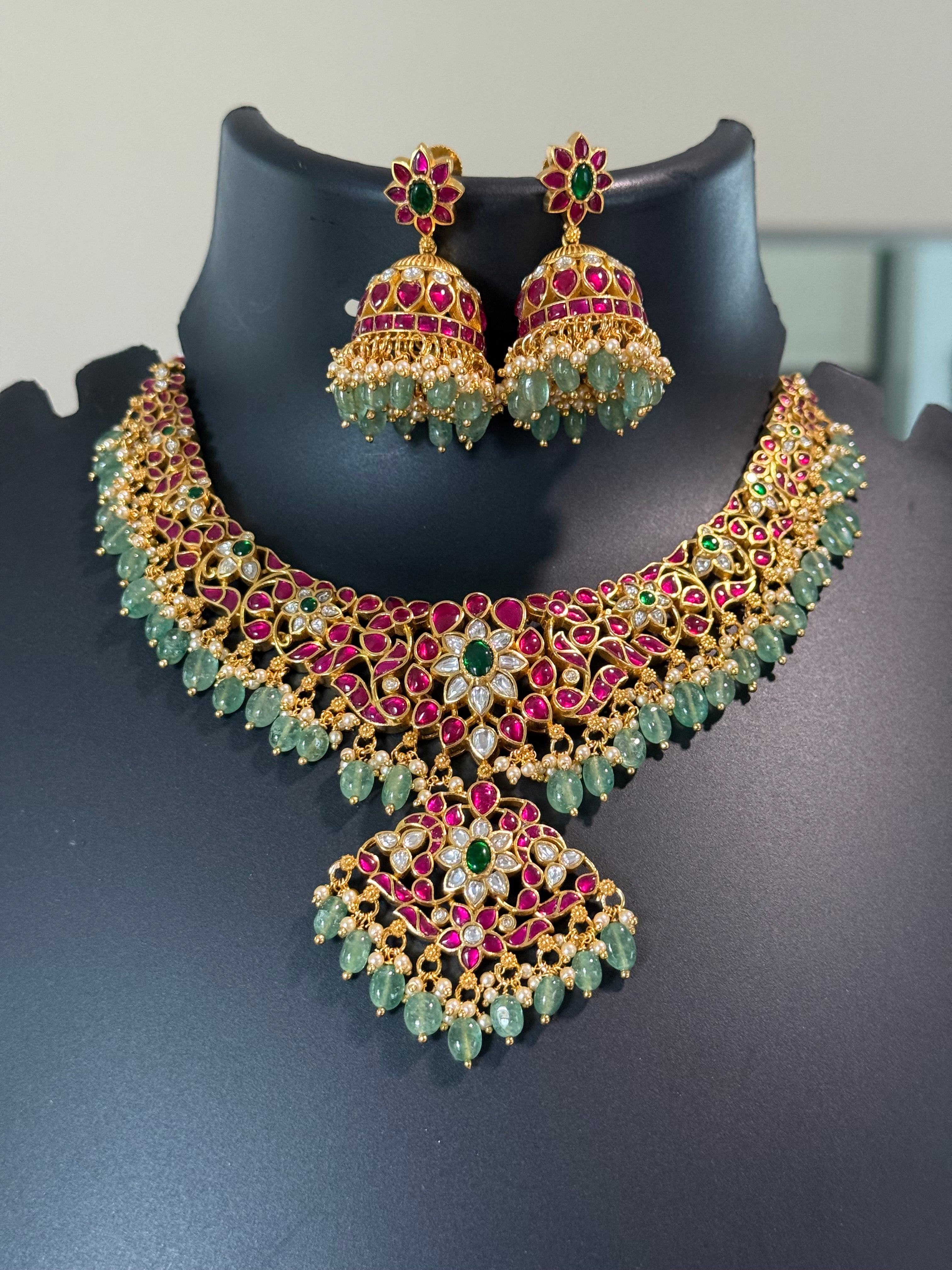 Jadau Kundan Necklace set