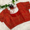 Blouses for Women - Red Brocade blouses Size 38/40/42