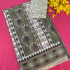 Super Net/ Cotton Printed White Sarees