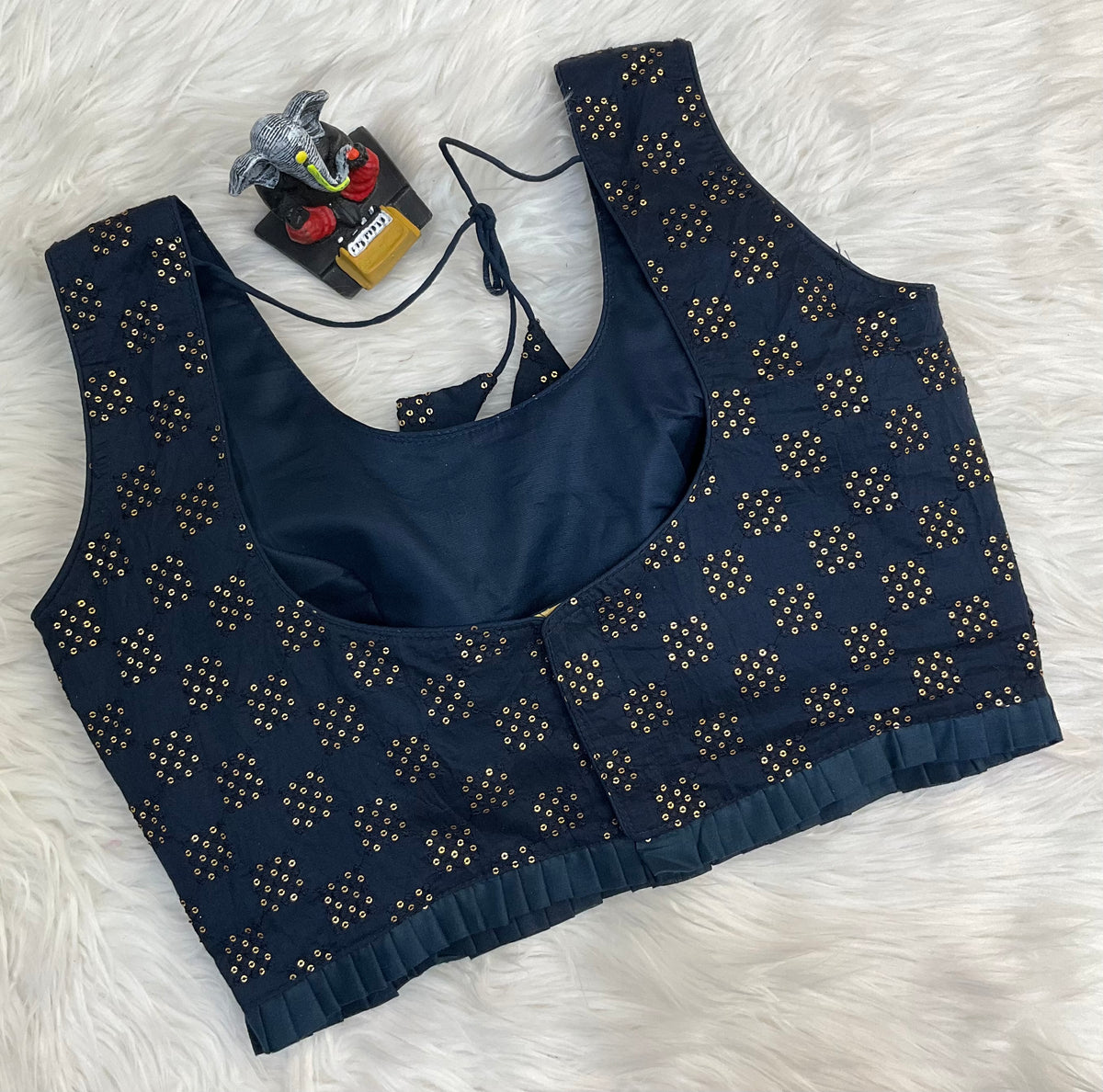 Back Opening - Sleeveless Blouse