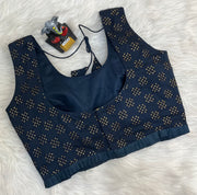 Back Opening Sleeveless Blouse