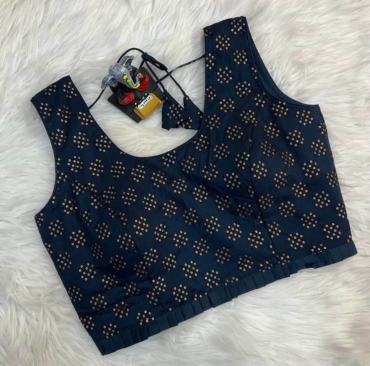 Back Opening - Sleeveless Blouse