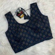 Back Opening Sleeveless Blouse