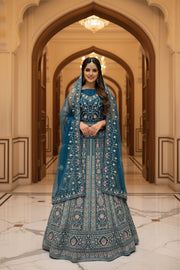 Semi Stitched -Bridal Lehenga Set - Elegant and Stunning Bridal Lehenga Set