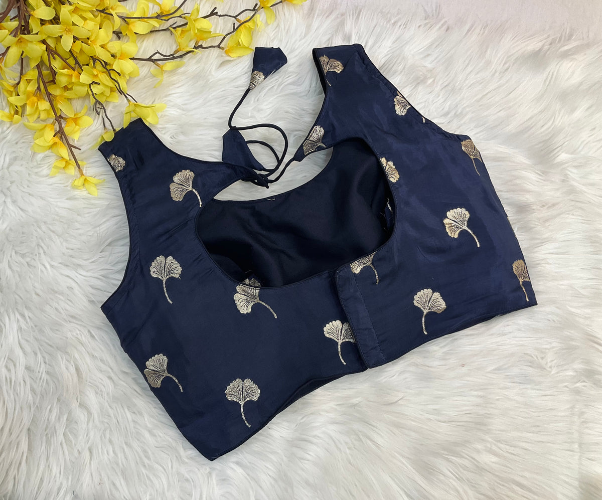 Size 38-Back Opening - Satin Silk Blouses