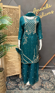 Collections Embroidered Palazzo Set