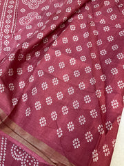 Saree with Bandhini Print