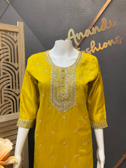 Teenage Girls - Yellow Kurti set