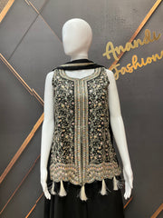 Black Palazzo set