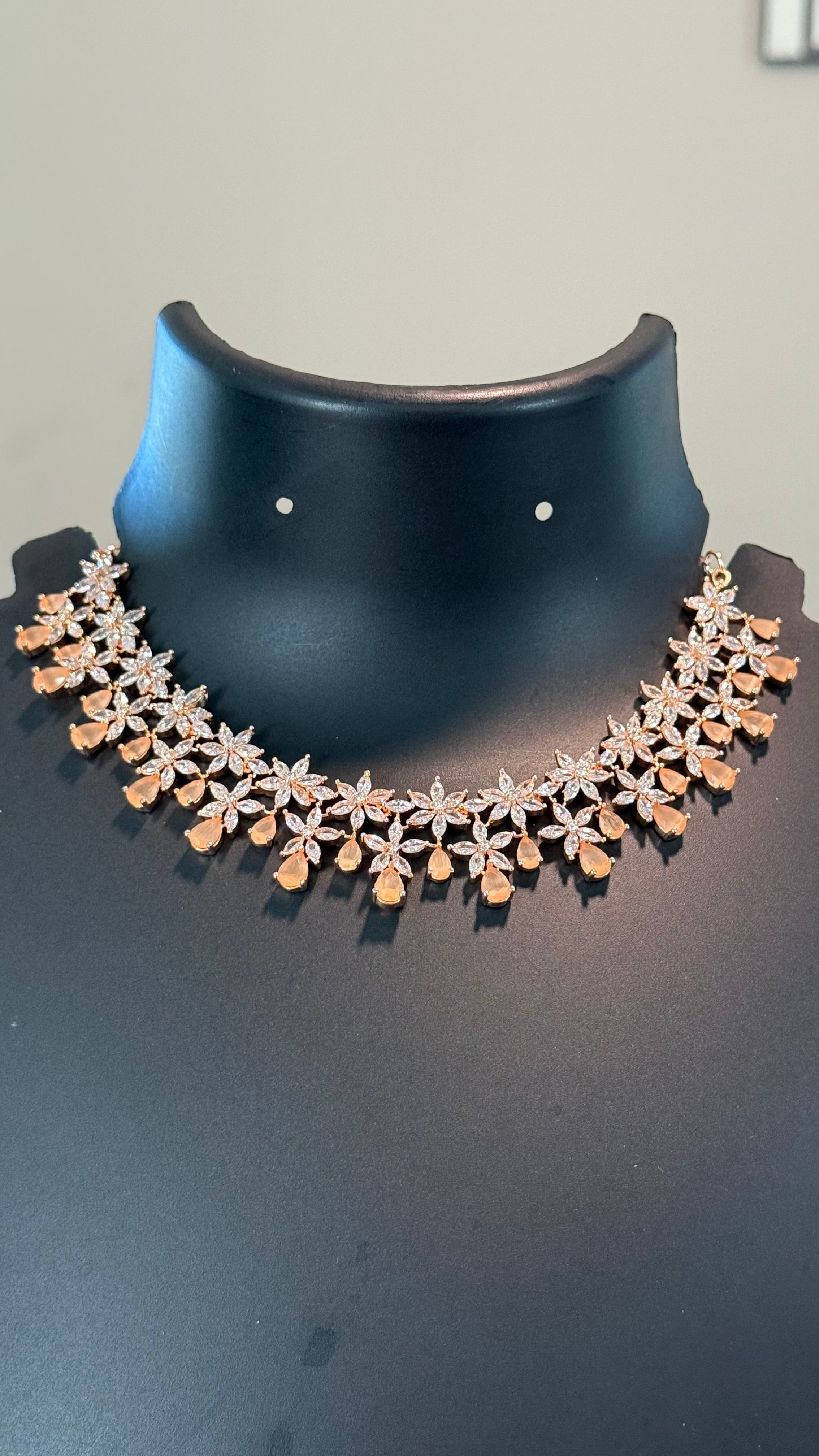 Rose Gold Necklace set