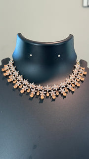 Rose Gold Necklace set