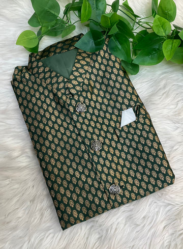 Dark Green Mens Wear vest