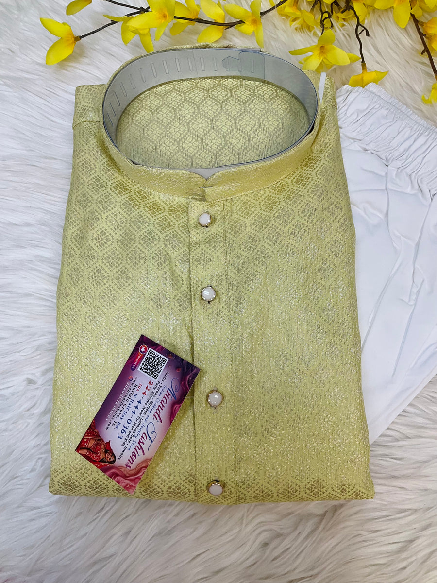 Light Green Mens kurta set