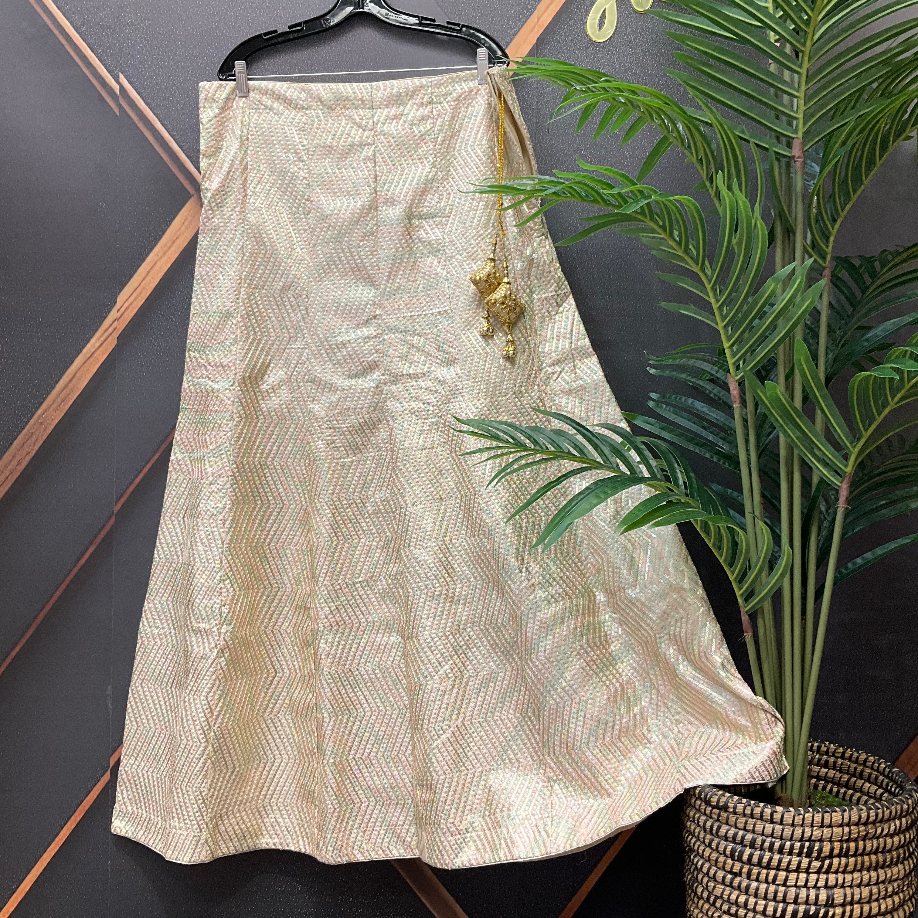 Pastel color Party Wear skirt/Lehanga