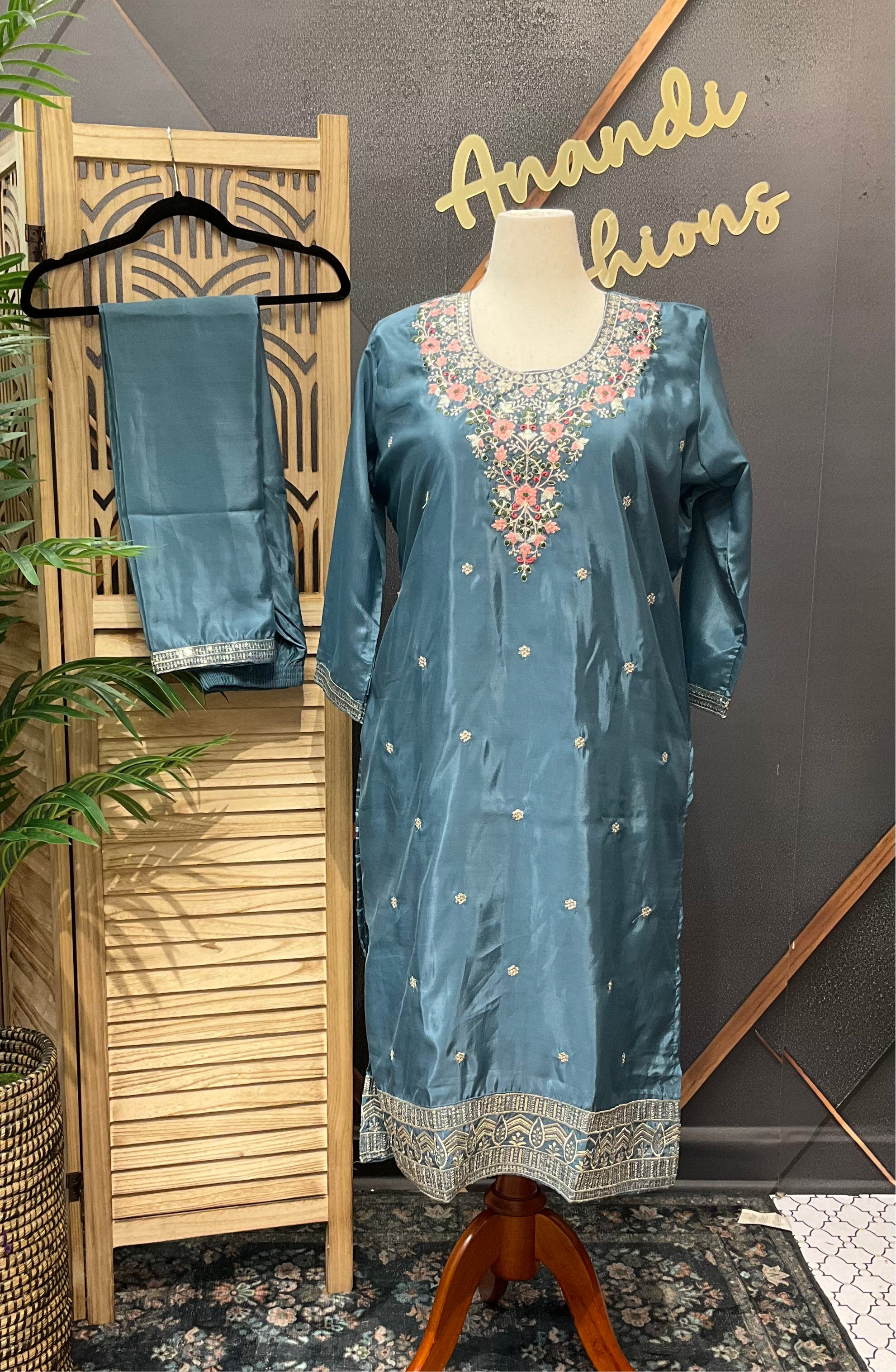 Plus Size Party Wear Kurti set- Size 48/50