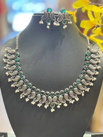 Mango Design - German Silver Necklace sets
