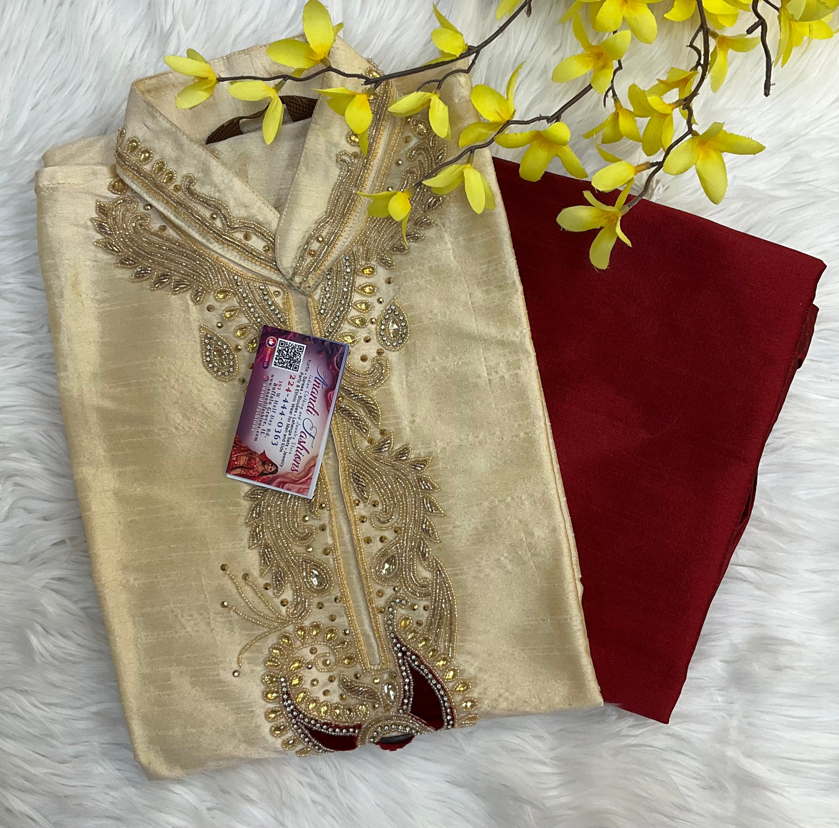 Size 46- Men's party wear Kurta set