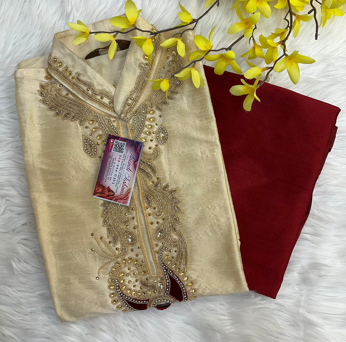 Size 46- Men's party wear Kurta set