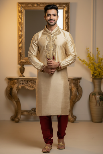 Size 46- Men's party wear Kurta set
