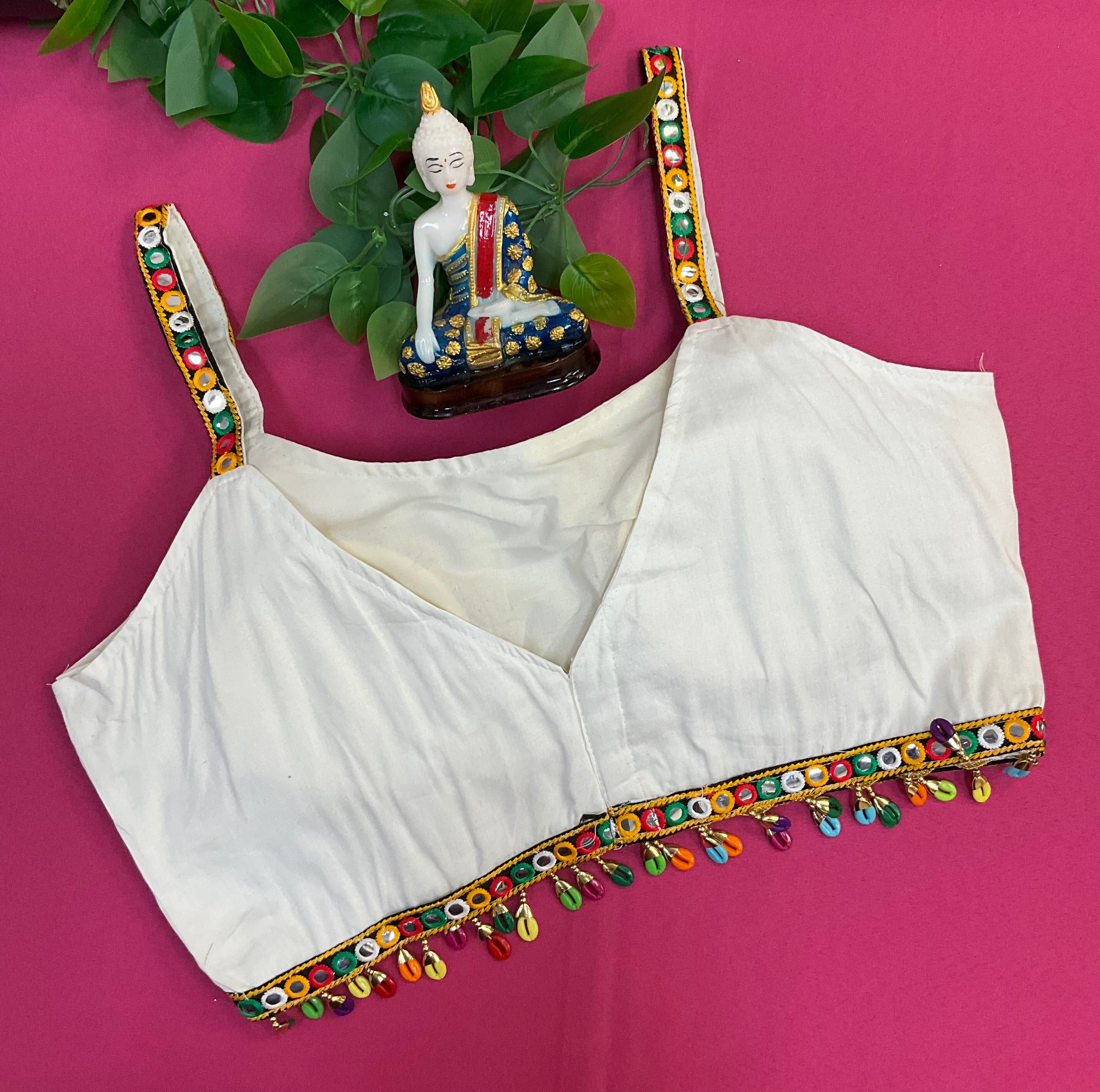 Thin Strap Colorful Pure Cotton Blouses