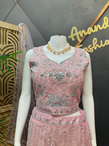 Party Wear Lehenga Set - Designer Heavy Work